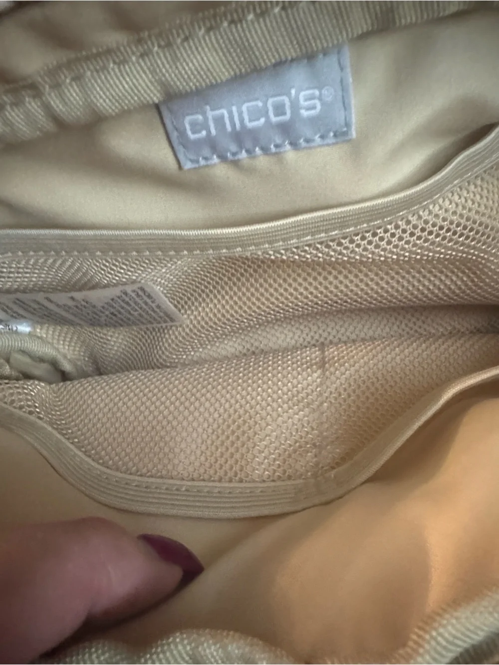 Chico's Orange, Purple & Pink Floral Belt Bag